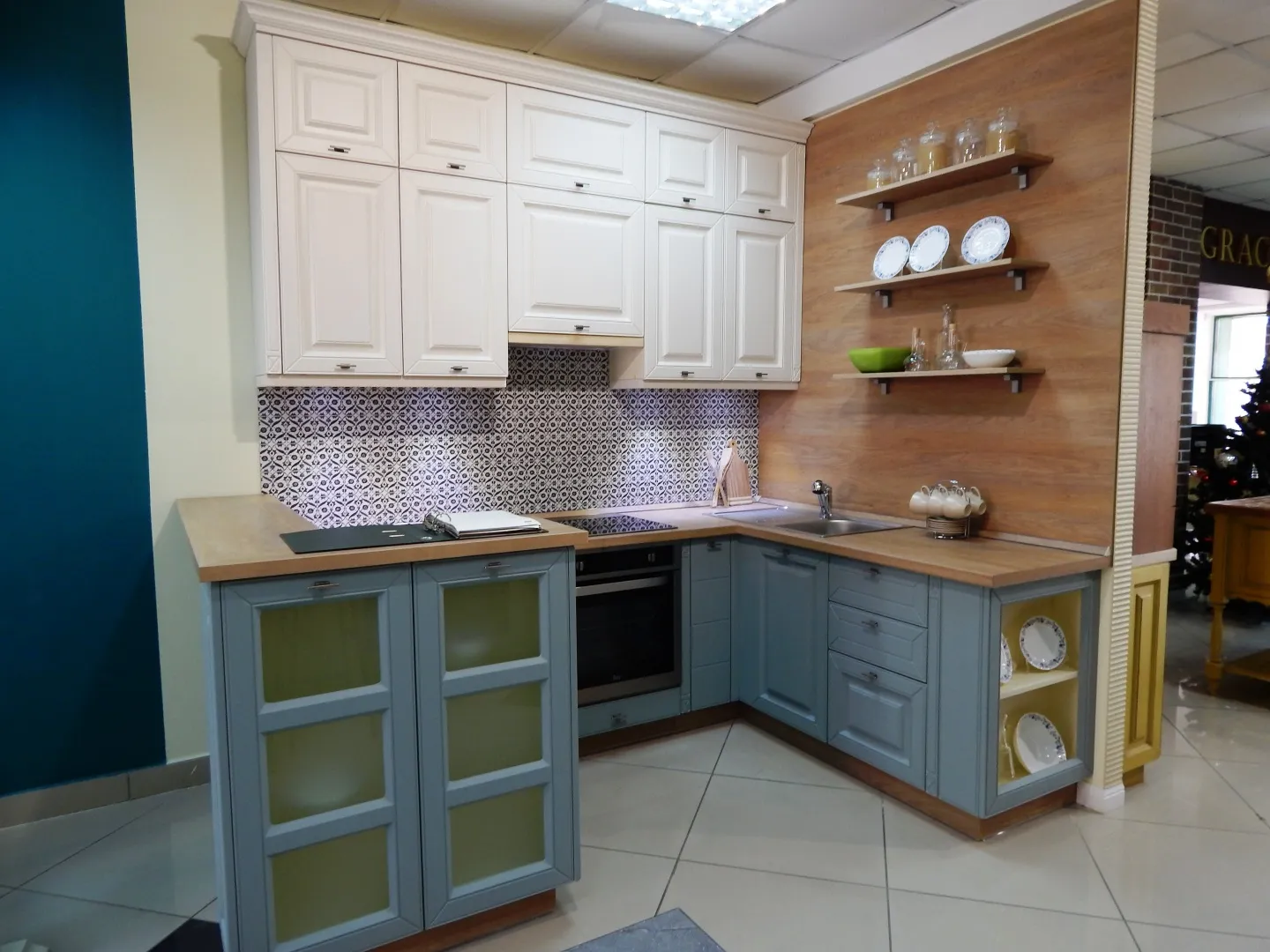 Кухня с открытыми полками: 23 оригинальных идей с фото дизайна открытых полок на кухне